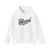Blessed Script Hoodie — Cozy Faith-Inspired Pullover