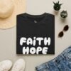 Faith Hope Love T-Shirt — Bright Pink Retro Gospel Tee
