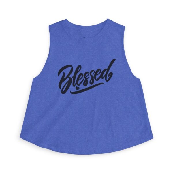 3453789940615475980_2048.jpeg Blessed Crop Top — Women’s Casual Spiritual Tank