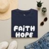 Faith Hope Love T-Shirt — Bright Pink Retro Gospel Tee