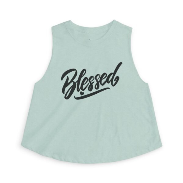 8576695530818835817_2048.jpeg Blessed Crop Top — Women’s Casual Spiritual Tank
