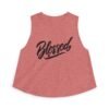 8752796258533524409_2048.jpeg Blessed Crop Top — Women’s Casual Spiritual Tank