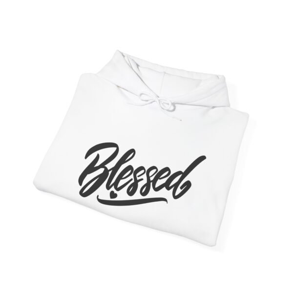 Blessed Script Hoodie — Cozy Faith-Inspired Pullover