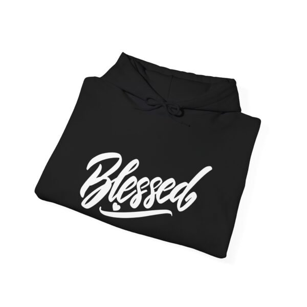 9861524098116364286_2048.jpeg Blessed Script Hoodie — Religious Inspirational Pullover