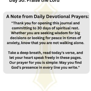 30-Day Devotional Prayer Journal for Women: Daily Scripture & Guided Reflection - Image 5