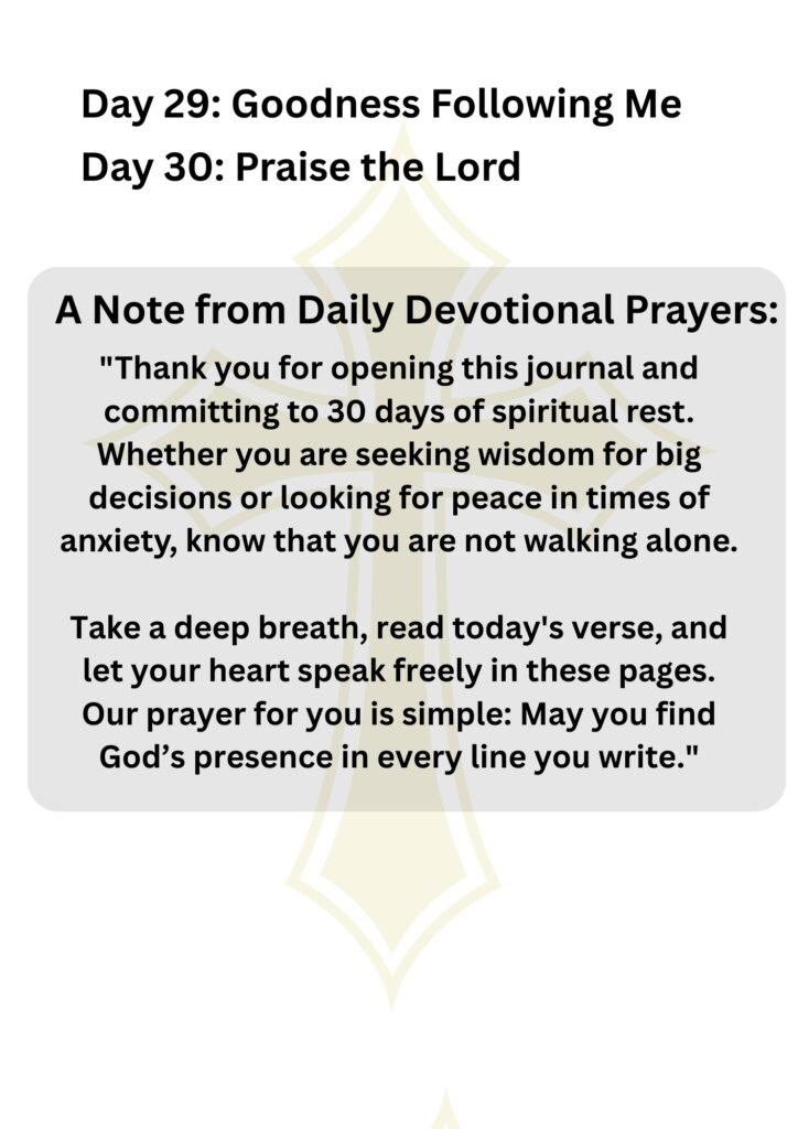 30-Day Devotional Prayer Journal for Women: Daily Scripture & Guided Reflection