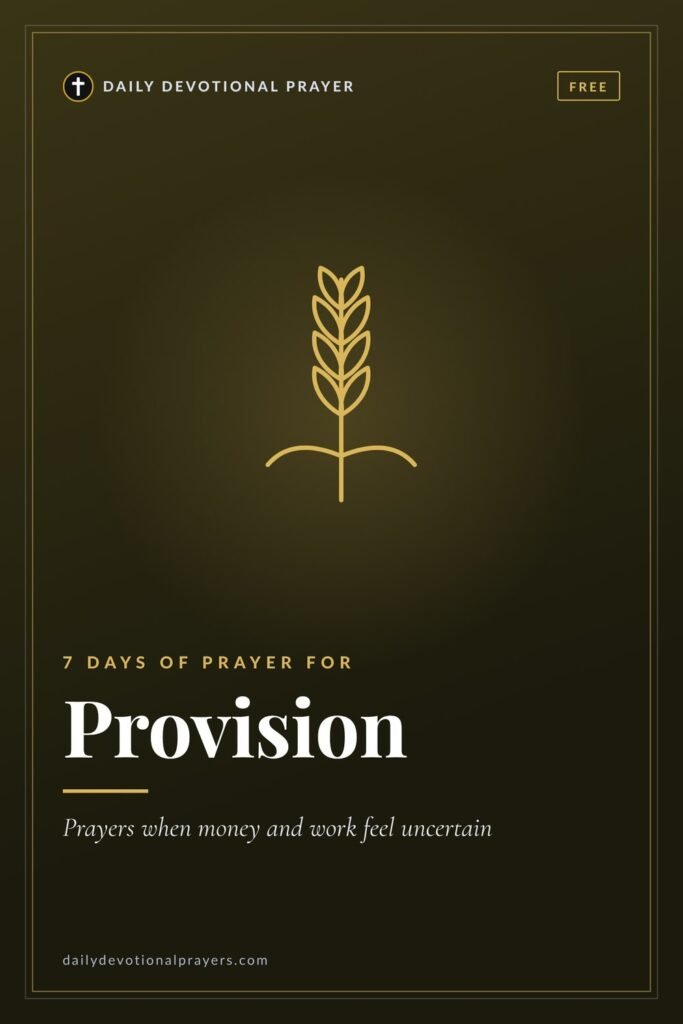 7 Days of Prayer for Provision cover
