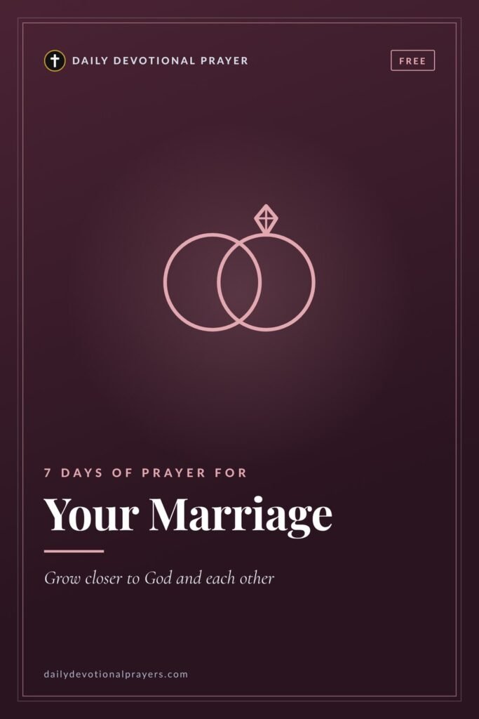 7 Days of Prayer for Your Marriage cover